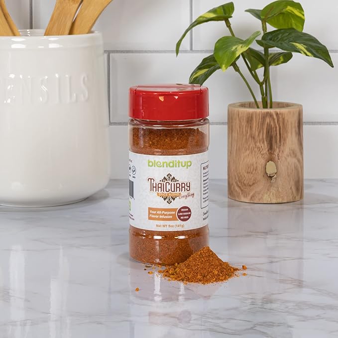 Thai Curry Spice Blend | Gourmet Spices with Sea Salt | Healthy to Add to Any Dish | Low Sodium, No Gluten, No MSG, Vegan | 5 oz