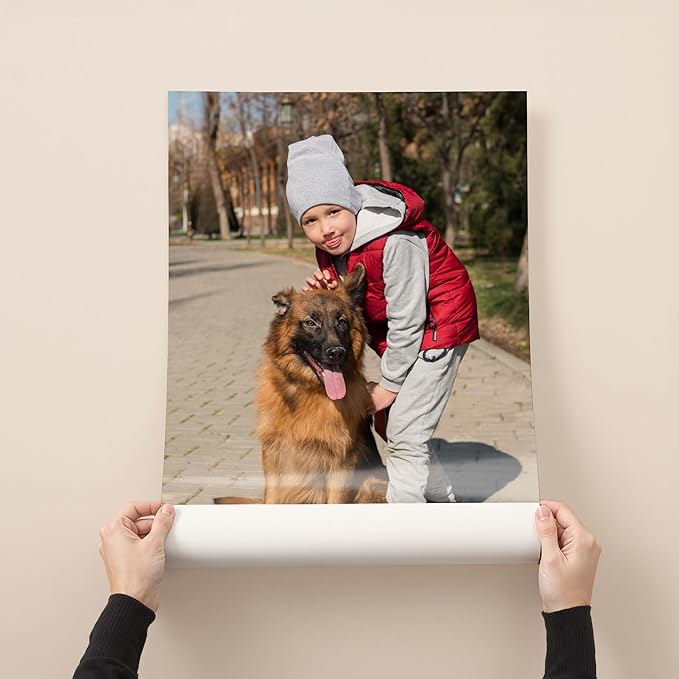 Custom Portrait Poster Print ??Personalized Photo or Artwork on Premium Paper ??High-Resolution Wall Art Gift for Family, Pets, or Couples ??Ships from USA (Unframed)