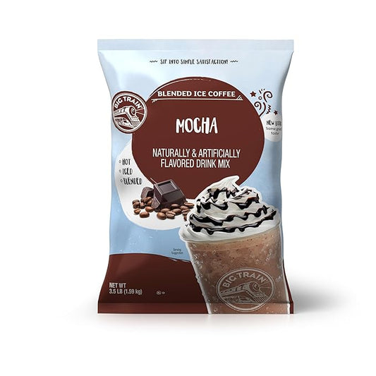 Big Train Mocha Blended Ice Coffee Beverage Mix, 3.5 Pound (Pack of 1)