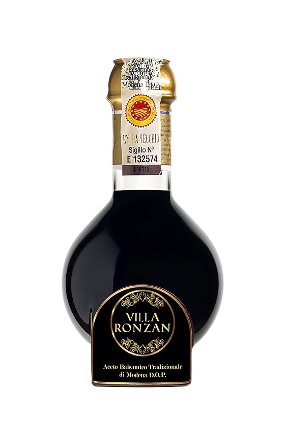 Balsamic Vinegar of Modena Traditional 25 year old DOP certified. Aceto Balsamico Tradizionale Extra Vecchio from Villa Ronzan The Balsamic Guy.
