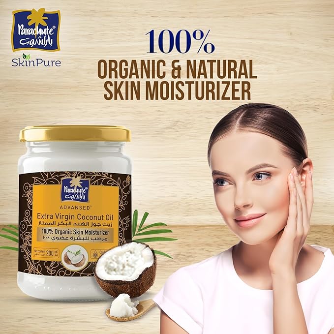 Parachute Advansed Virgin Coconut oil (skin) & Herbsindia Tea Tree oil