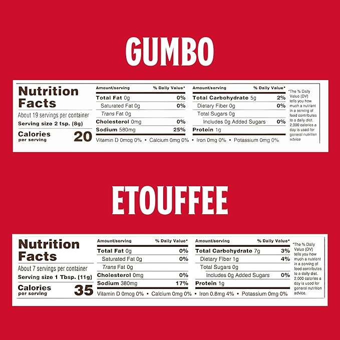 Louisiana Fish Fry Products 3 Flavor - 6 Pack Variety Bundle: (2) Lousiana Cajun Etouffee Base, (2) Louisiana Cajun Gumbo Base, and (2) Louisiana Fruit Cobbler Mix, 2.65-10.58 oz. Ea.