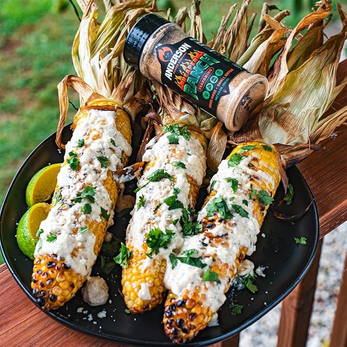 Anderson Pepper Company - Reaper Ranch Seasoning - Carolina Reaper Ranch All-Purpose Spicy Seasoning, Dip Mix, Rub for Grilling, Everyday Use, Sugar-Free, Gluten-Free 5.5 oz. Jar