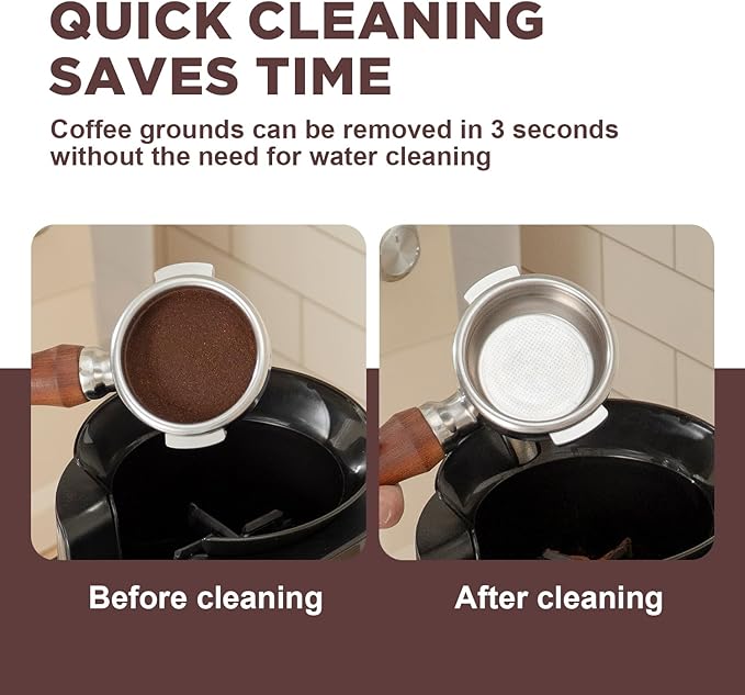 NUETRAL NS300 Electric Portafilter Cleaner-Automatic Coffee Grounds Cleaning Machine-Knock box for Espresso coffee-Espresso Puck Sucker-Innovative Espresso Machine Accessories(Embedded)