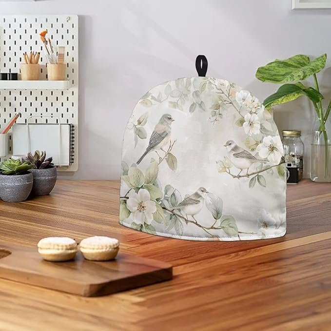 Hummingbird Tea Cozy for Teapot Insulated Floral Tea Pot Cozy Home Decor Tea Cosy for Teapot Kitchen Accessory Tea Pot Cover