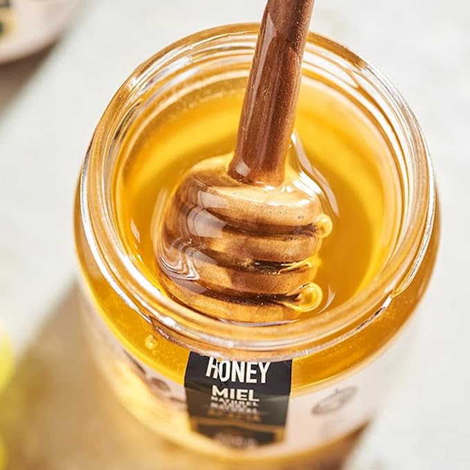 HONIGMA® Raw Acacia Honey | Exquisite Taste | 100% Pure | Unpasteurized | Unfiltered | Partially crystallized | 8.8 Fl Oz | Pack of 1