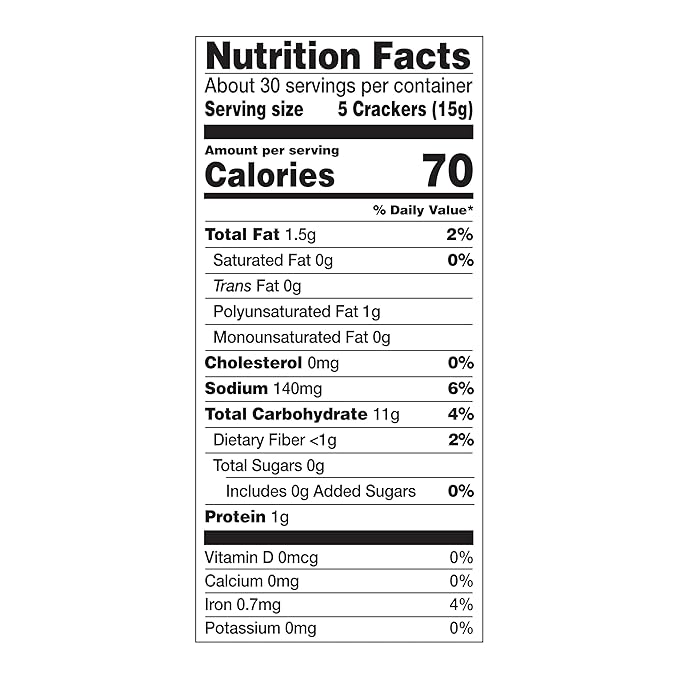 Amazon Saver, Original Saltine Crackers, 16 Oz (Previously Amazon Fresh, Packaging May Vary) (Pack of 4)