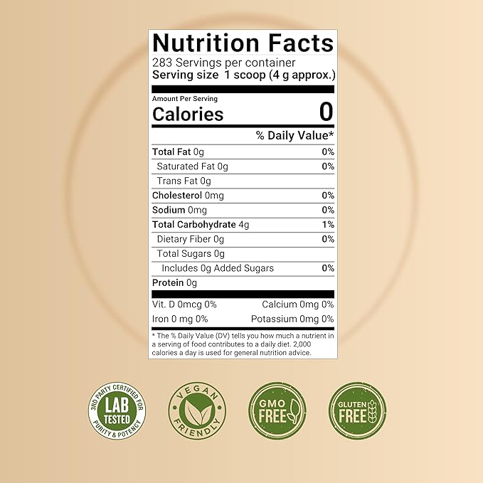 NatureBell Allulose Sweetener, 2.5 Lbs | Keto & Vegan-Friendly, White Sugar Substitute | 0 Calorie, 0 Sugar, 0 Net Carb, Non-Glycemic, Browns Like Table Sugar | Bulk Supply for Baking & Beverages