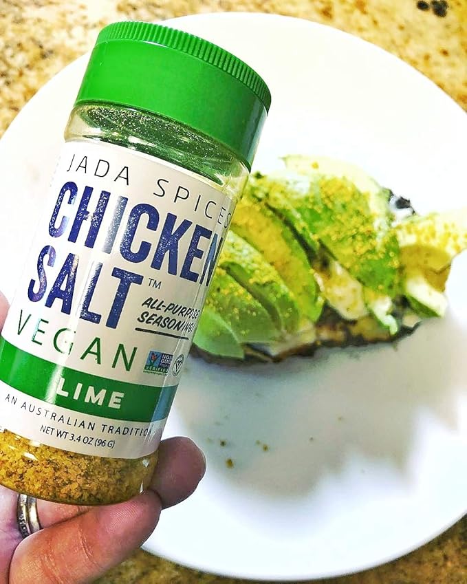 JADA Spices Chicken Salt Spice and Seasoning - Original, Lime - Vegan, Keto & Paleo Friendly - Perfect for Cooking, BBQ, Grilling, Rubs, Popcorn and more - Preservative & Additive Free