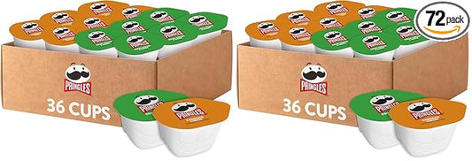 Pringles Potato Crisps Chips, Snack Stacks, Lunch Snacks, Office and Kids Snacks, Variety Pack (36 Cups) (Pack of 2)