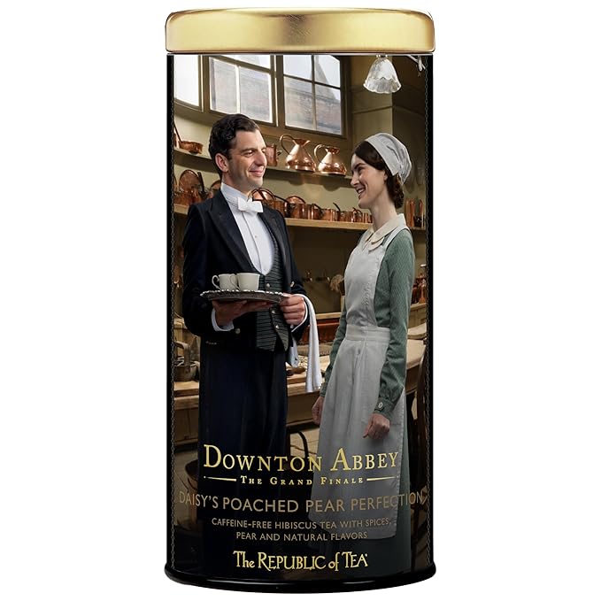 The Republic of Tea ??Downton Abbey Daisy?™s Poached Pear Perfection Herbal Tea Blend, 36 Tea Bags