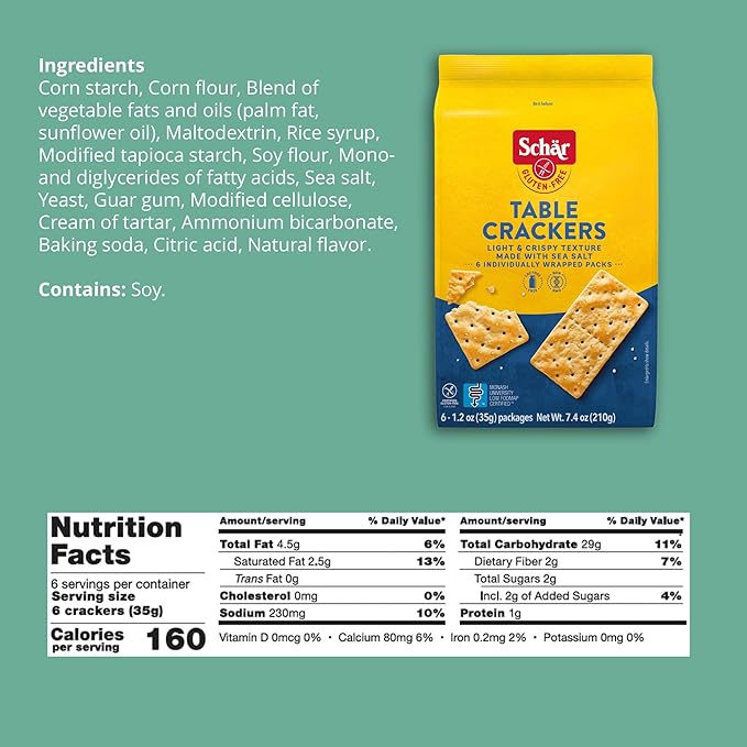 Schar Original Table Crackers 5-Pack