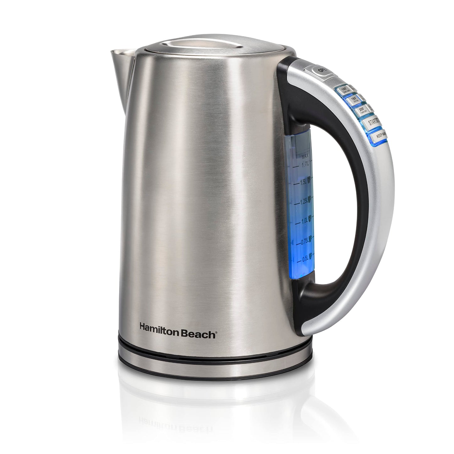 Hamilton Beach 1.7 Liter Electric Tea Kettle, Water Boiler & Heater