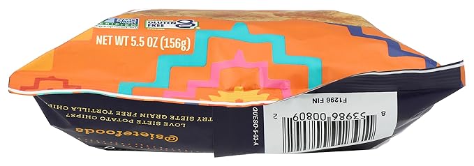 SIETE FAMILY FOODS Queso Potato Chips, 5.5 OZ