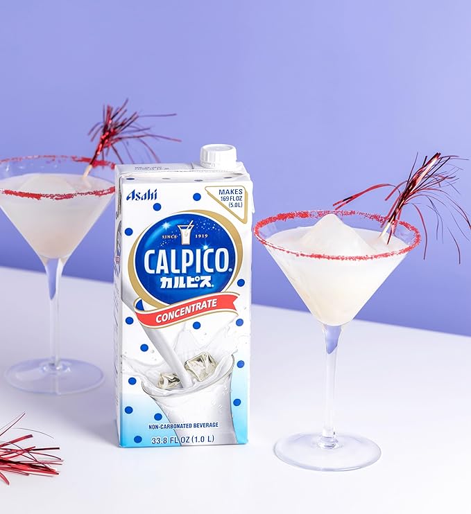 CALPICO Concentrate ??Smooth & Refreshing Japanese Citrus Drink, Sweet and Tangy, No Artificial Color or Preservative, Non-Carbonated, Lactic Acid Drink, 33.8 Fl oz (Pack of 1)