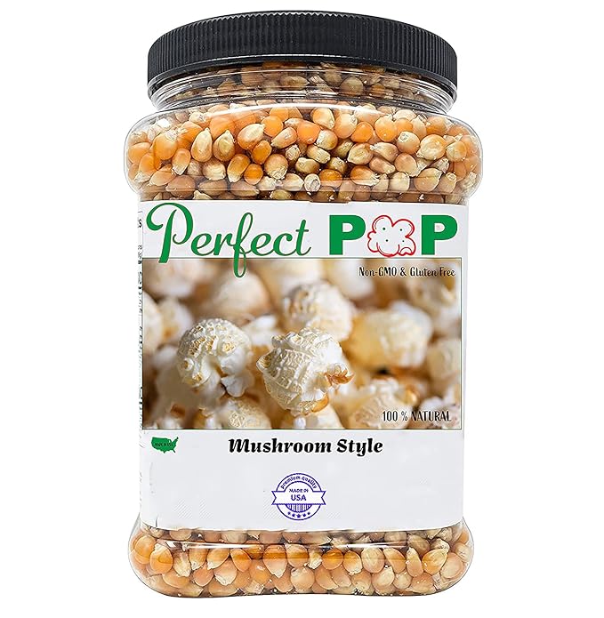 Concession Essentials Gourmet Mushroom Extra Large Popcorn Kernels - 2lbs