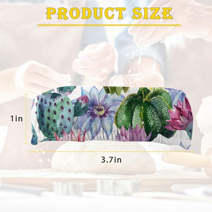 Cactus Flower Cloth Covers for Sourdough Starter Jars, Heat Preservation to Increase Fermentation for Bread Sewn Cloth Cover for Sourdough Starterç«? Packç«?,<div>