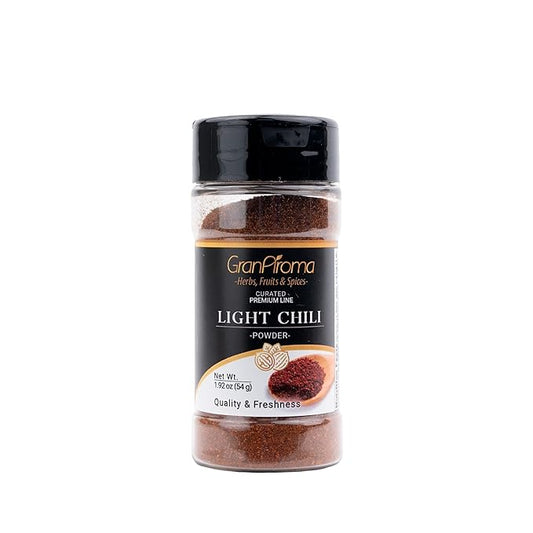 GranAroma Light Chili Powder, Chilis & Dry Rubs, Flavorful, Light Taste (1.92 Ounce)