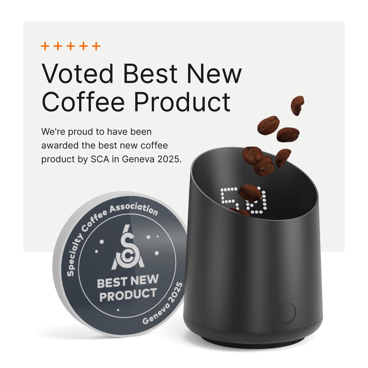 Subminimal SubScale Digital Dosing Cup with LED Display - Black