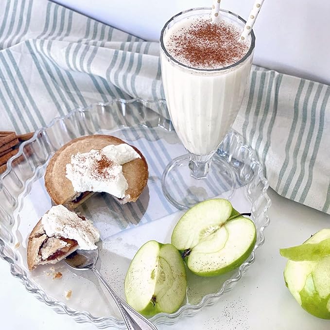 Keto Chow Limited Edition Flavors | Keto Meal Replacement Shake | Nutritionally Complete | Low Carb | Delicious Easy Meal Substitute | You Choose The Fat (Apple Pie, 21 Serving)