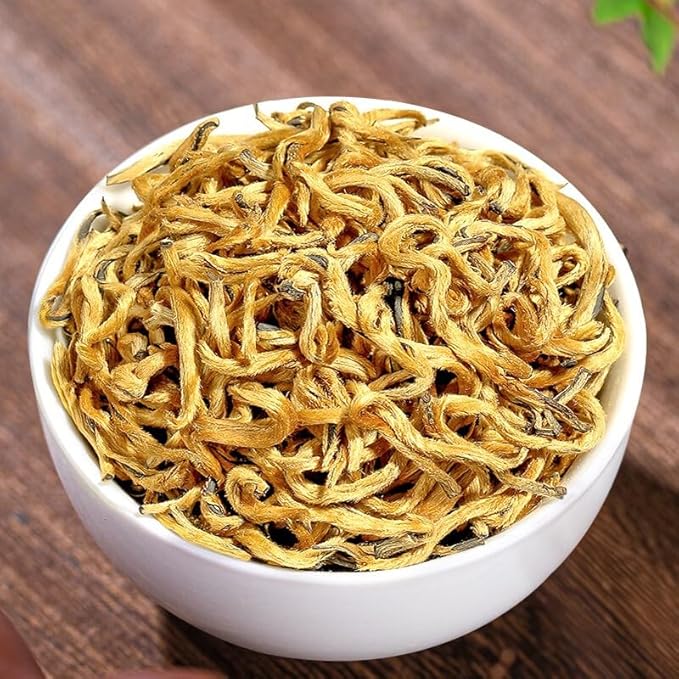 Yunnan Dianhong Black Tea ??Golden Needle, ?‘针, GoldenTip, GoldenMonkey, ?‘丝, Golden Hair ??Loose Leaf Chinese Red Tea, 100g / 3.53oz ??Bold, Full-Bodied, Delicate and Naturally Sweet