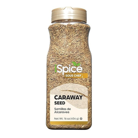 iSpice | Caraway Seed | 16 oz | Bulk Size | Gourmet Spice | Kosher