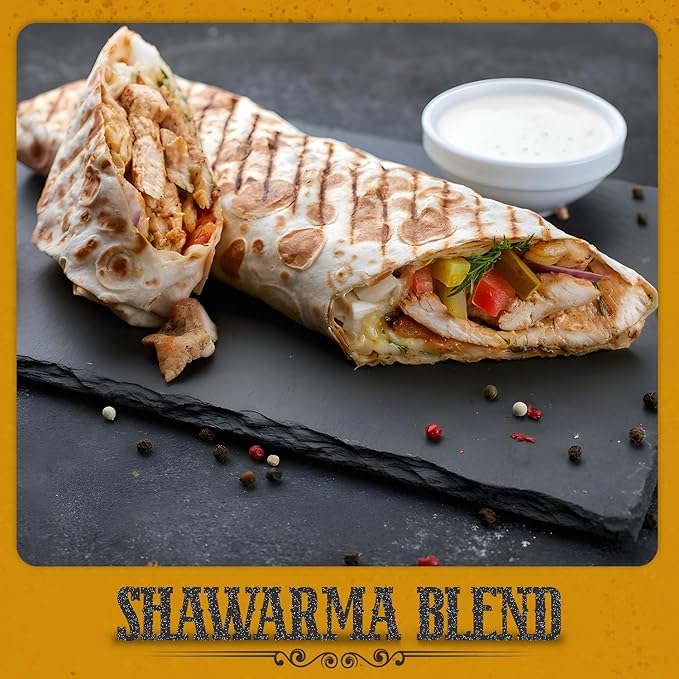 Fresh Finest Shawarma Blend - 4.51oz (128g) - Exotic, Authentic, Kosher, All-Natural, Non-GMO, Gluten-Free
