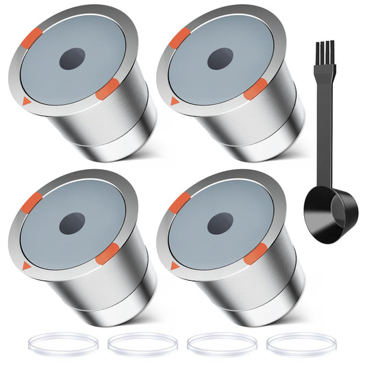 Reusable k Cups for keurig 2.0 1.0,Universal stainless steel Refillable k Cups Filter Use for