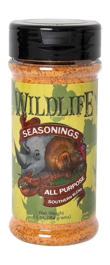 Wildlife Seasonings All Purpose Southern Blend - Versatile Meat Seasoning for Steak, Poultry, and Vegetables, Perfect for Grilling, Roasting, or Southern-Style Cooking with a Savory Flavor