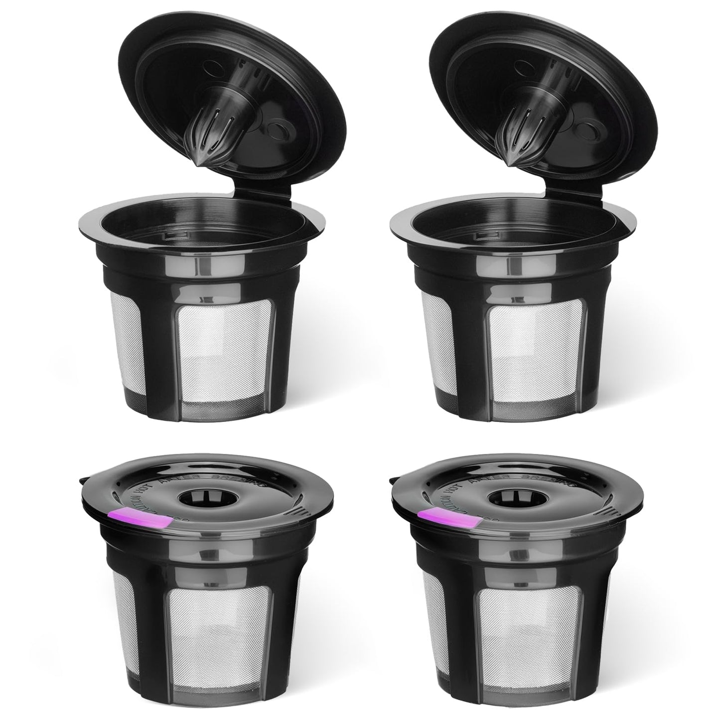 Fanativita Reusable K Cup Coffee Filters for Keurig, 4 Pack