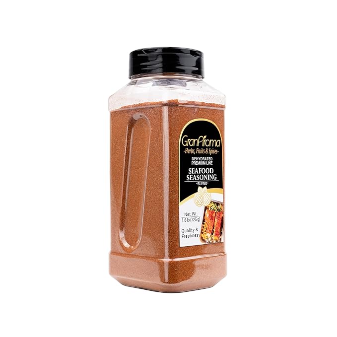 GranAroma Seafood Seasoning, Fish & Shrimp, Blend of Spices, Flavorful (1.6 Pound)