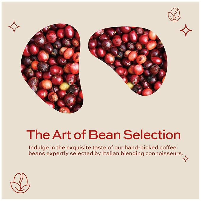 Kimbo Intenso Whole Bean Coffee | Medium Roast with Cocoa Notes | 12/13 Intensity | Balanced & Creamy | Blended & Roasted in Italy | 17.6 oz (500g) bag