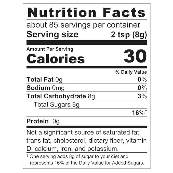 Wholesome Sweeteners 24-Ounce Organic Dark Brown Sugar, Fair Trade, Non GMO, Gluten Free & Vegan