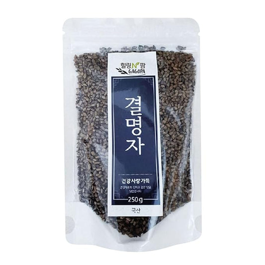 GAGOPA Korean Ingredients Expertly Dried and Roasted Caffein-Free Natural and Healthy Herbal Tea Grown in South Korea Pure with Rich Flavor (Cassia seed)