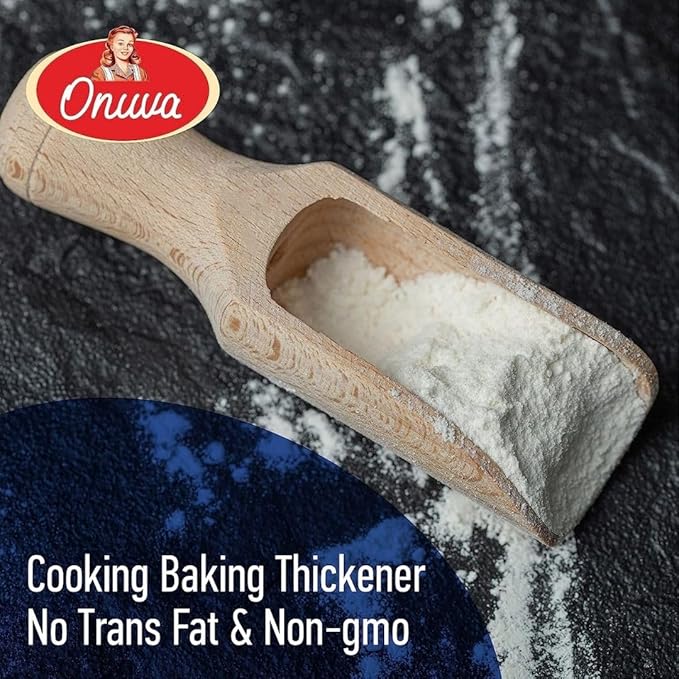 Corn Starch by Onuva - 10 lbs, (4,53 kg) - Gluten Free - Vegan - Thickener For Sauces, Soup, & Gravy