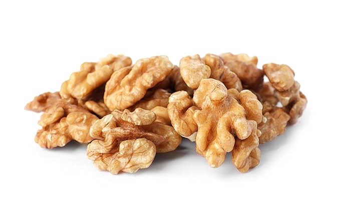 Oven Roasted California Salted Walnuts with Himalayan Salt and A Drizzle of Oil - Great Source of Omega 3 And Tons of Other Healthy Nutrients ??All Natural - Vegan Friendly - Super Crunchy - Farm Fresh Nuts Brand (1 Pound)