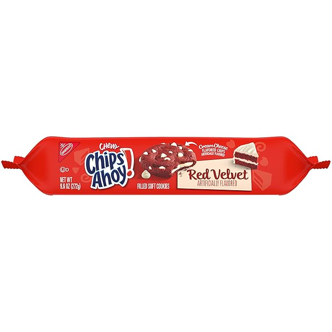 CHIPS AHOY! Chewy Red Velvet Cookies, 12 - 9.6 oz Packs
