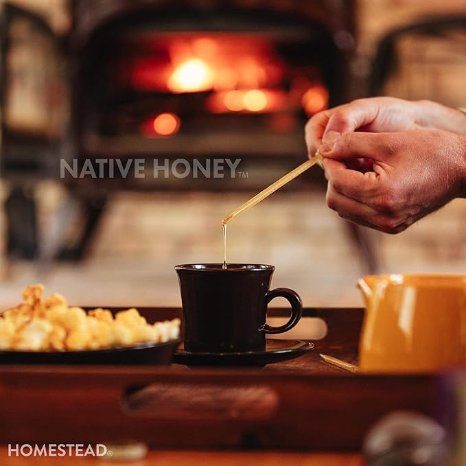 Homestead Honey Native Wildflower Honey Sticks (Pack Size - 20 Count)