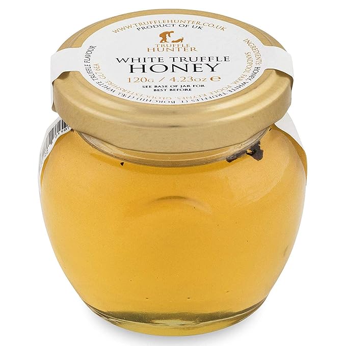 TruffleHunter - White Truffle Honey - Acacia Honey Condiment - 4.24 Oz