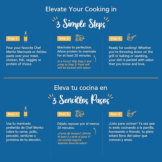 Chef Merito짰 Birria Marinade | Authentic Mexican Flavor | 14-15 Uses | Add Water or Broth | Mild Heat | Perfect for Birria Tacos & Stews | Made in USA | Trusted Since 1985 |