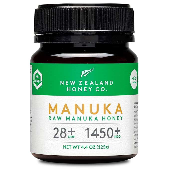 New Zealand Honey Co. Raw Manuka Honey UMF 28+ | MGO 1450+, UMF Certified / 4.4oz