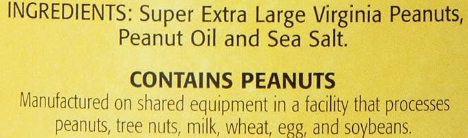 The Peanut Shop of Williamsburg Red Skinned Peanuts, Williamsburg Peanuts Gift Tin, Redskin Gift, Extra-Large Roasted & Salted, Kosher, Gluten-Free, Non-Gmo - 10.5 Oz Tin
