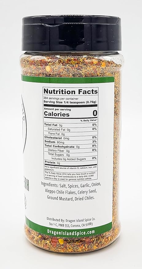 Dragon Island Spice Company | Steak Seasoning - Robust Steak Rub - Grilled Vegetable Seasoning - All Natural Steak Seasoning - 15 Ingredient Blend (10.2 Ounce)??"<div>