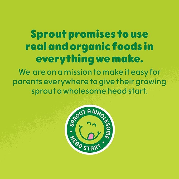 Sprout Organic Baby Food, Stage 4 Toddler Snacks, Strawberry Shortcake Wafflez, Single Serve Waffles (50 Count)