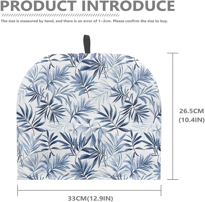 Tropical Leaves Insulated Tea Cozies for Party Decor Anti Stains Scratch Tea Cosy Covers Universal Fit Teapot Warmer Cover