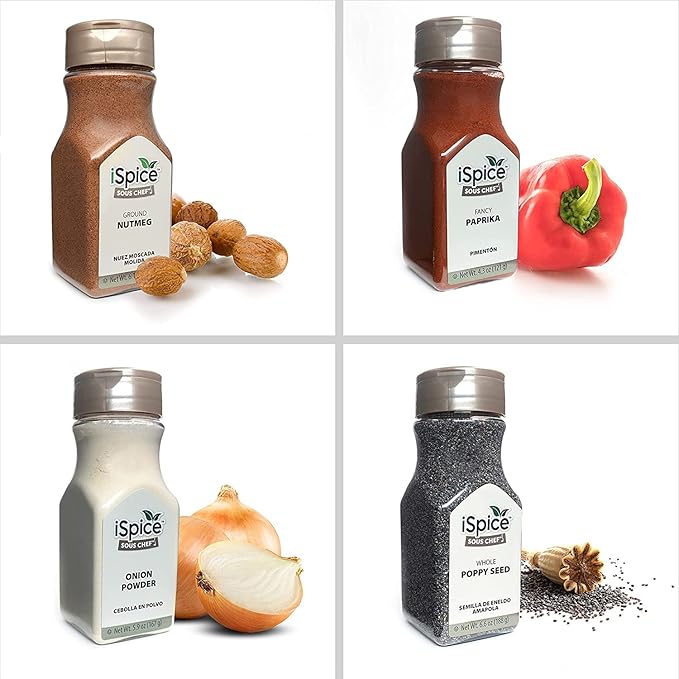 iSpice Starter Spice Set- Seasonings for Cooking - 24 Pack Starter Spice Gift Set | Silk Road