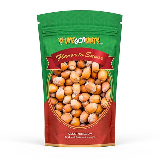 Hazelnuts (Filberts) In Shell, Raw - We Got Nuts (4LBS.)