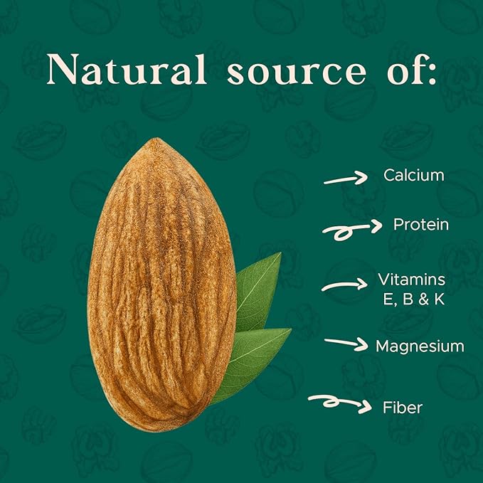 Dry Roasted Almonds Unsalted 48 oz (3 lbs) Batch Tested Gluten & Peanut Free | No Oil | Whole | No PPO | Non-GMO | No Herbicide | Healthy Protein Boost | Premium Quality | Try the difference