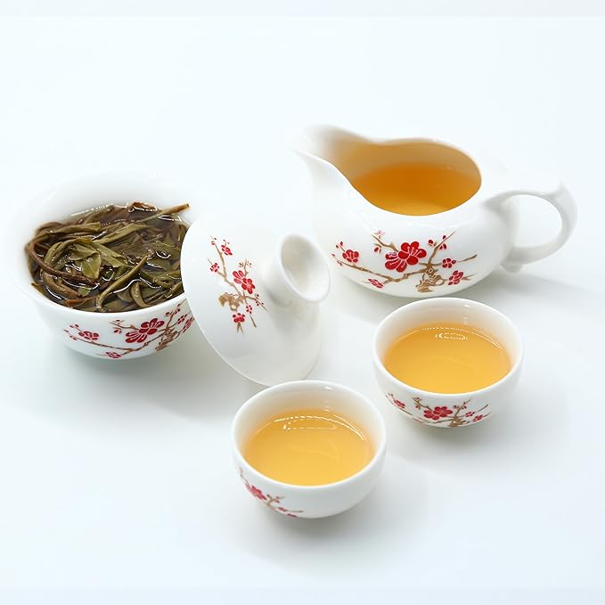 Yunnan Pu'er Tea, 357 Grams, Raw (Man Sa) Raw PU'ER, Aged Fermented Puerh Tea, Chinese Sheng Black Tea for Daily Drink and Gift