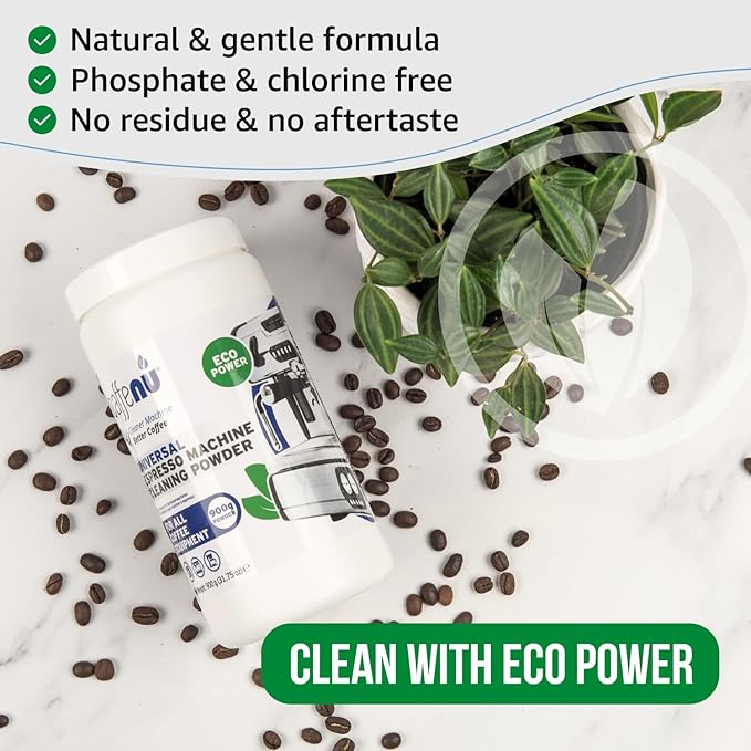 Coffee Machine Cleaner Powder 900G / 31 oz. Essential part of your Barista Accessories. Espresso Machine Cleaner. Coffee Cleaning Powder For Group Head. Use on your Commercial Machine. For Barista Kit